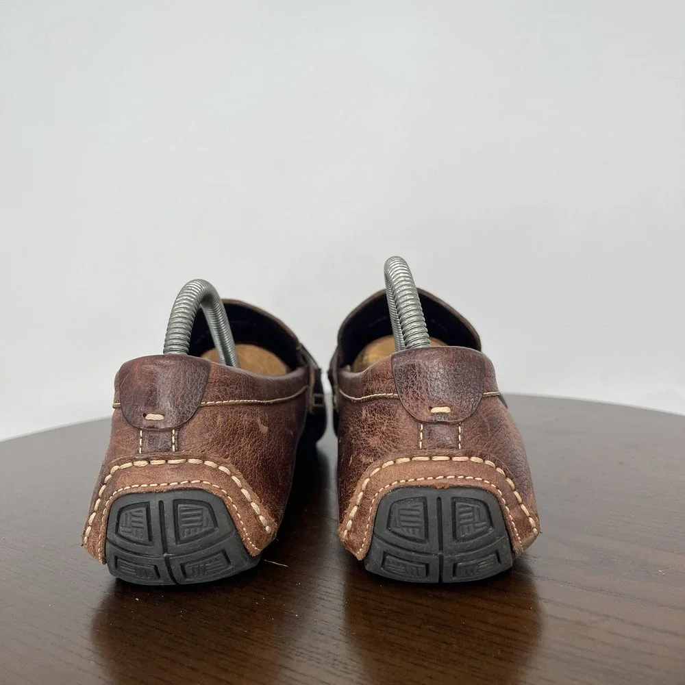 Cole Haan Somerset Shoes Men's 10M Brown Leather Horsebit Driving Loafers C11832